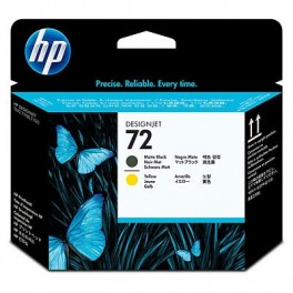 HP C9384A (72) Orjinal Mat Siyah ve Sarı Baskı Kafası Kartuş HP C9384A (72) Orjinal Mat Siyah ve Sarı Baskı Kafası Kartuş