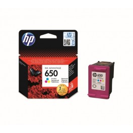 HP CZ102AE (650) Orjinal Renkli İnkjet Mürekkep Kartuş HP CZ102AE (650) Orjinal Renkli İnkjet Mürekkep Kartuş