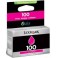 Lexmark 14N0901E (100) Orjinal Kırmızı (Magenta) Mürekkep Kartuş (Folyoda)