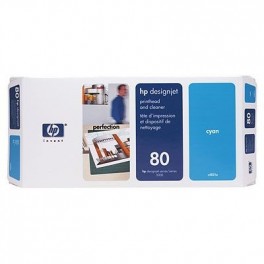 HP C4821A (80) Orjinal Mavi Baskı Kafası ve Baskı Kafası Temizleyicisi HP C4821A (80) Orjinal Mavi Baskı Kafası ve Baskı Kafası Temizleyicisi
