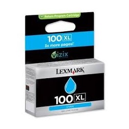 Lexmark 14N1069E (100 XL) Orjinal Mavi (Cyan) Mürekkep Kartuş (Folyoda) Lexmark 14N1069E (100 XL) Orjinal Mavi (Cyan) Mürekkep Kartuş (Folyoda)