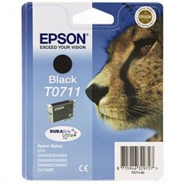Epson T0711 Orjinal Siyah (Black) İnkJet Mürekkep Kartuş Epson T0711 Orjinal Siyah (Black) İnkJet Mürekkep Kartuş