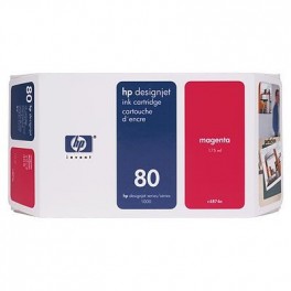 HP C4847A (80) Orjinal Kırmızı Mürekkep Kartuşu HP C4847A (80) Orjinal Kırmızı Mürekkep Kartuşu