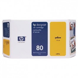 HP C4848A (80) Orjinal Sarı Mürekkep Kartuşu HP C4848A (80) Orjinal Sarı Mürekkep Kartuşu