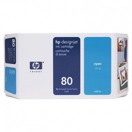 HP C4872A (80) Orjinal Mavi Mürekkep Kartuşu HP C4872A (80) Orjinal Mavi Mürekkep Kartuşu