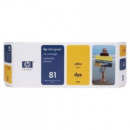 HP C4933A (81) Orjinal Sarı Boya Mürekkep Kartuşu HP C4933A (81) Orjinal Sarı Boya Mürekkep Kartuşu