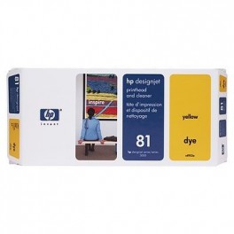 HP C4953A (81) Orjinal Sarı Boya Baskı Kafası ve Baskı Kafası Temizleyicisi HP C4953A (81) Orjinal Sarı Boya Baskı Kafası ve Baskı Kafası Temizleyicisi